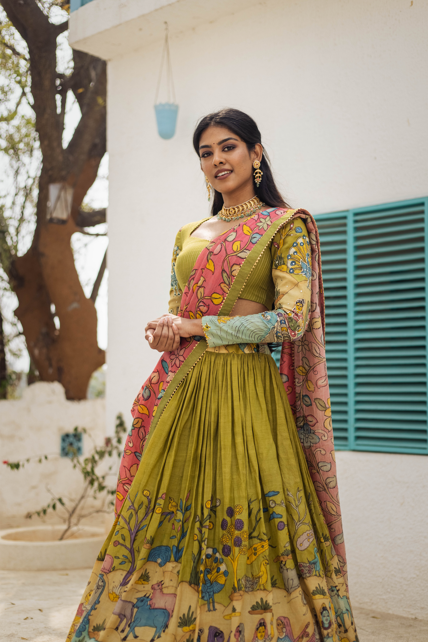 GREEN NAVIKA LEHENGA