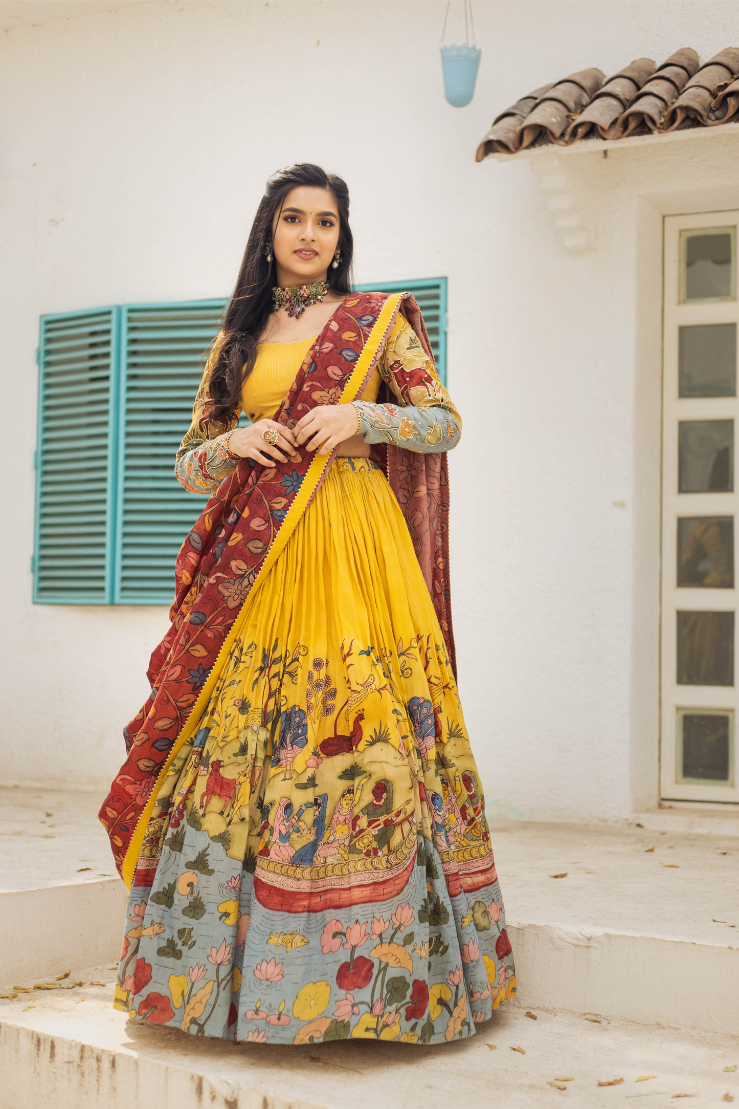 YELLOW NAVIKA LEHENGA