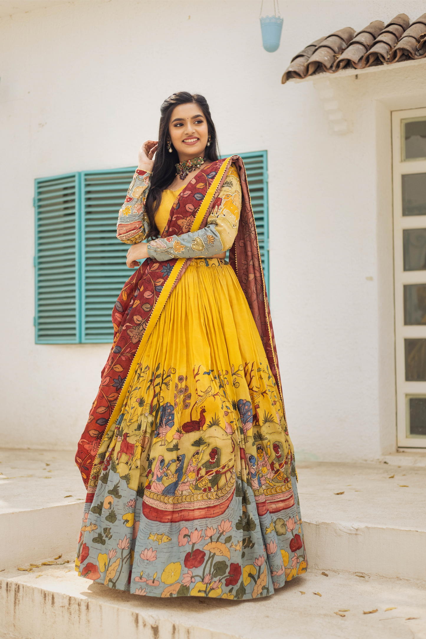 YELLOW NAVIKA LEHENGA