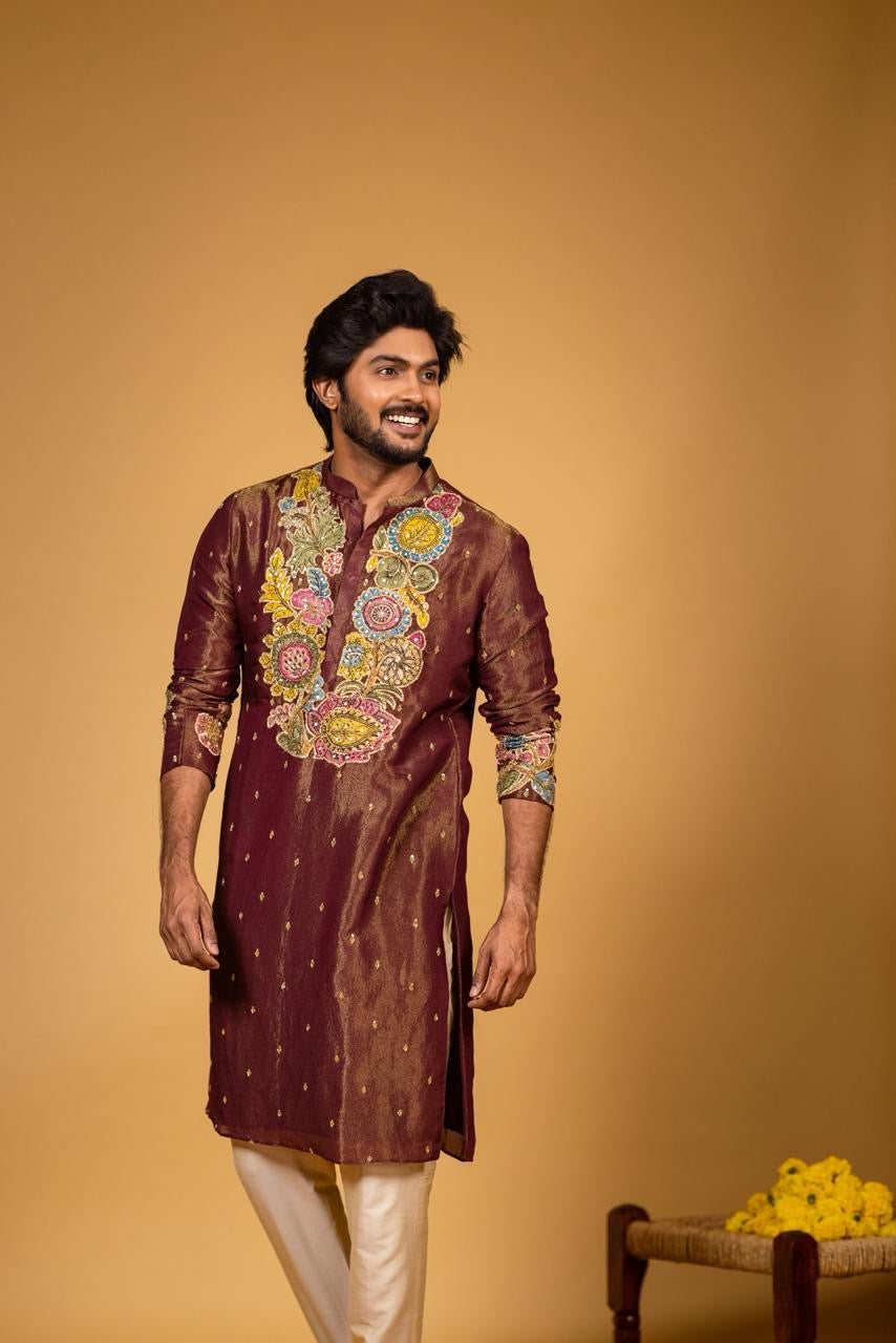 Snuff floral kurta set