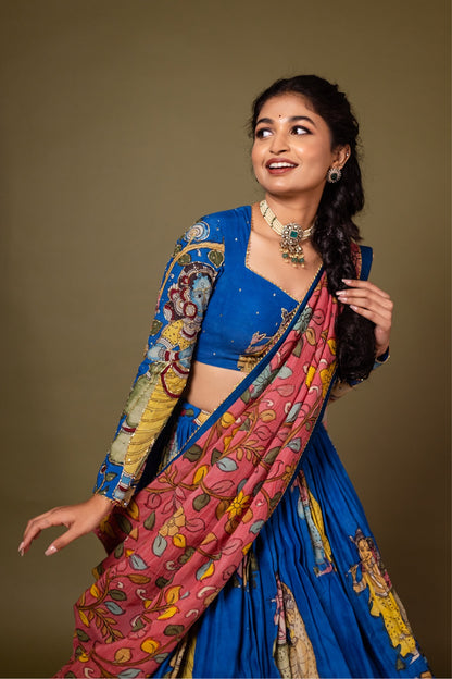 Indigo Radhe Lehenga set