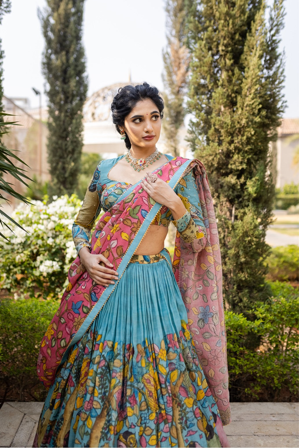 Blue Premika Lehenga set