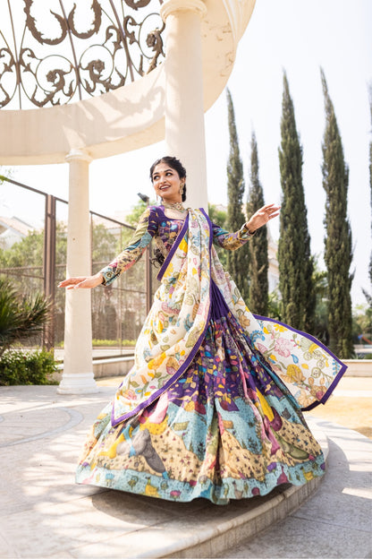 Purple Premika Lehenga set