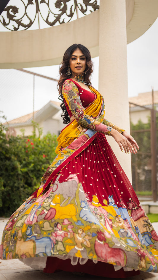 CATTLE LEHENGA