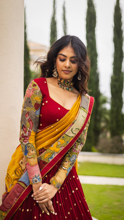 CATTLE LEHENGA