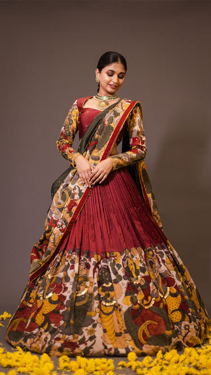 CHANDERI MAROON RADHE