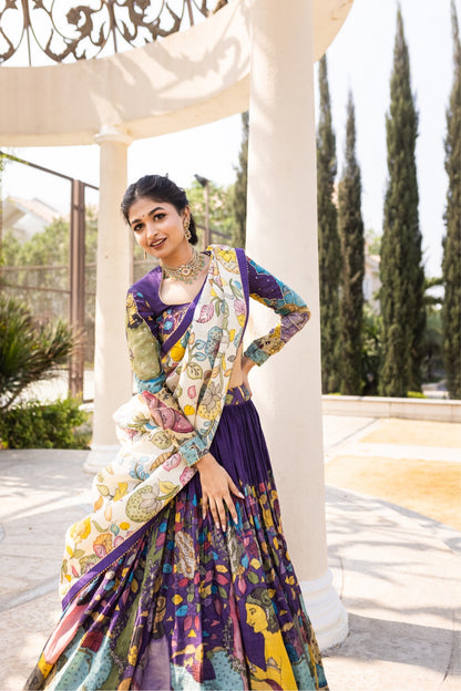 Purple Premika Lehenga set