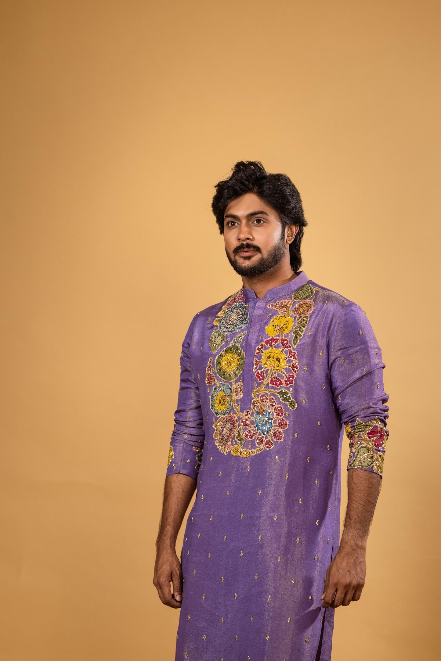 Lavender kurta set